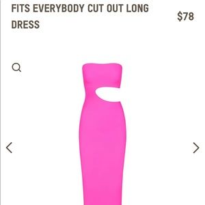 Everybody fits cut out long dress. Nwt. Accepting offers :)
